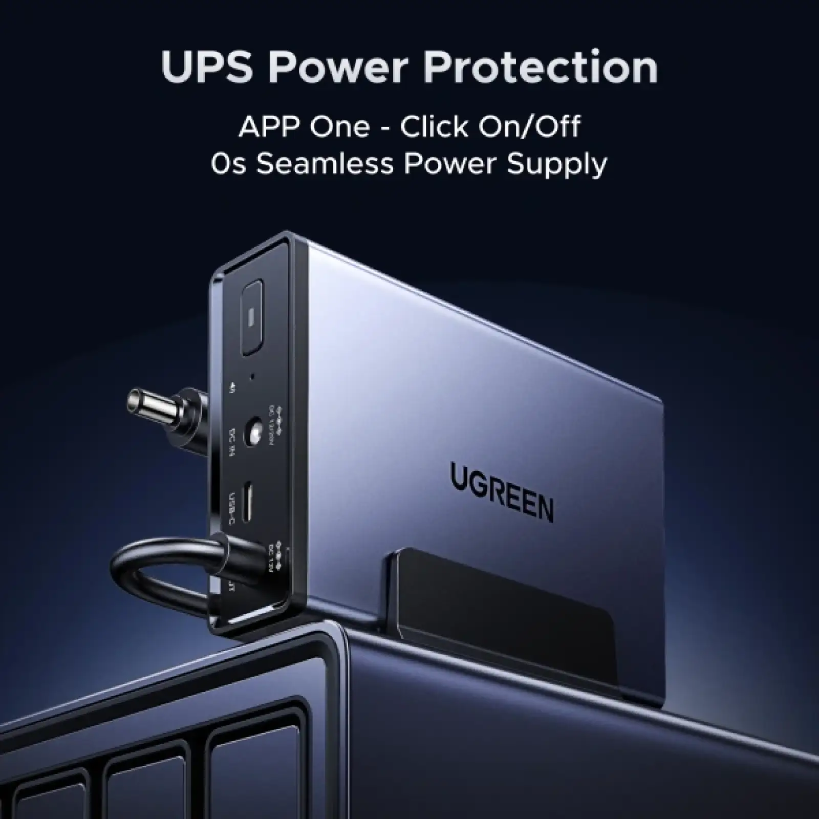 ДБЖ UGREEN NAS UPS US3000 (120W, 12000mAh)