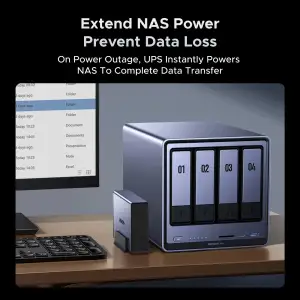 ДБЖ UGREEN NAS UPS US3000 (120W, 12000mAh)