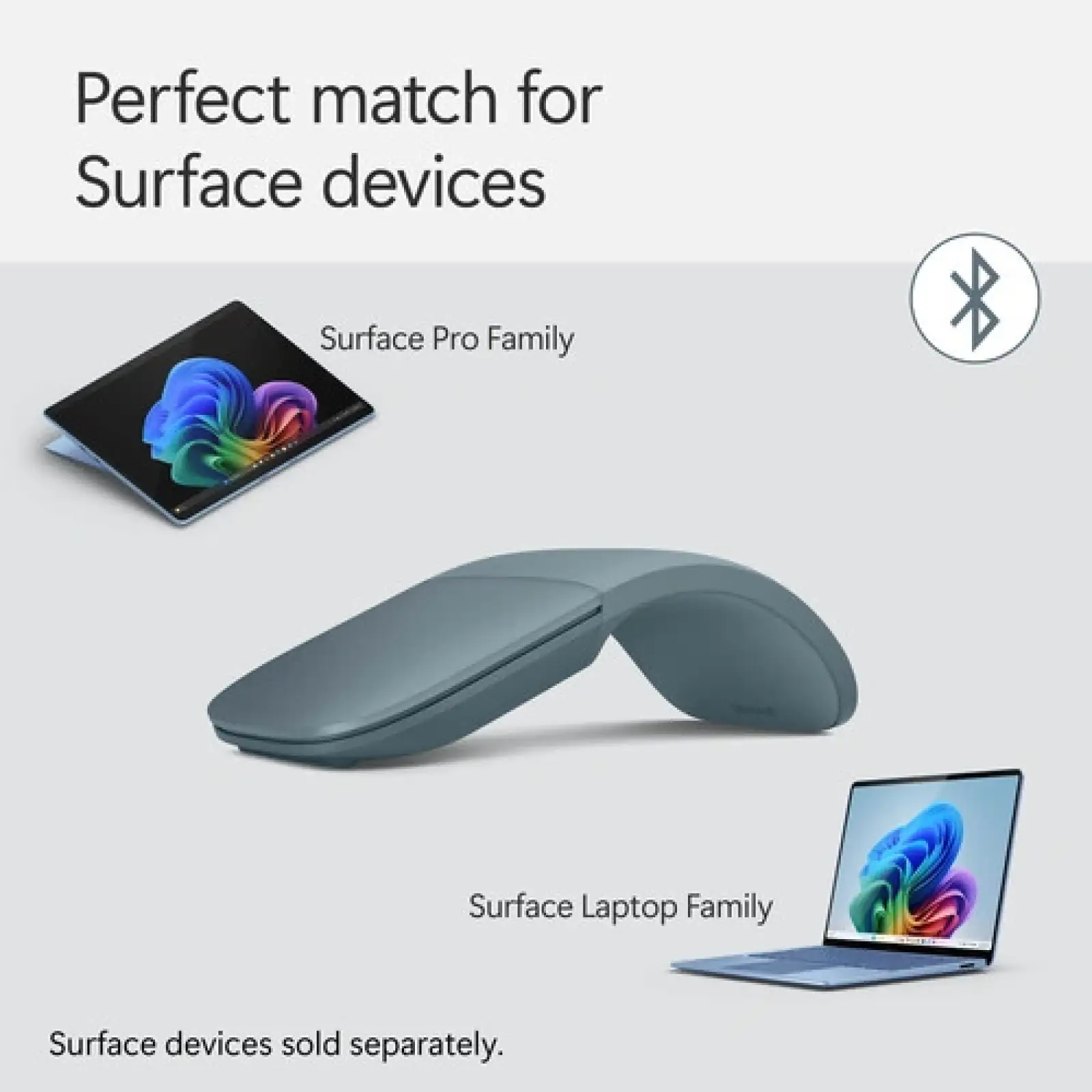 Миша Microsoft Surface Arc Wireless Mouse (Ocean) EP2-32755