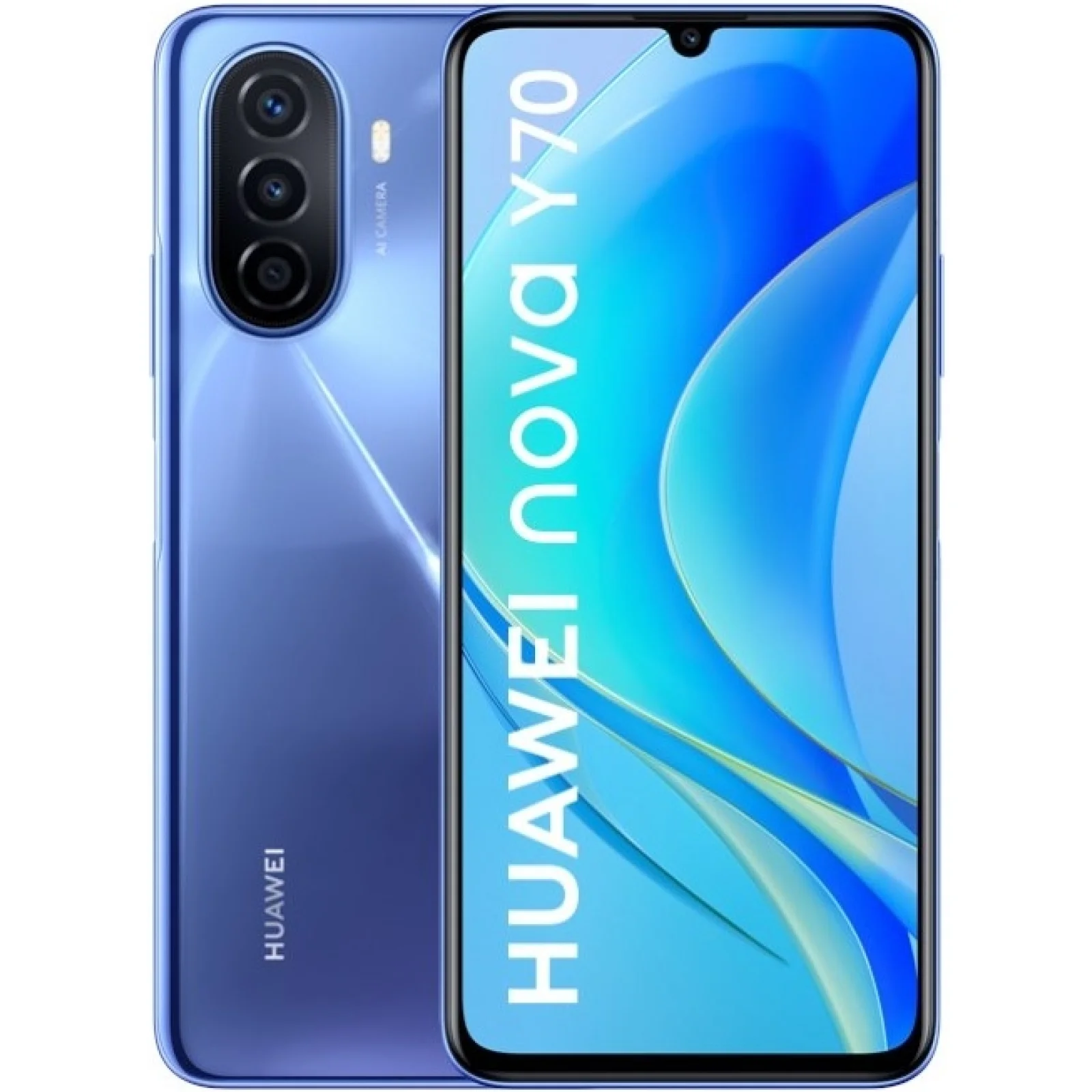 Смартфон Huawei Nova Y70 4/128GB Crystal Blue